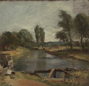 Flatford Lock door John Constable