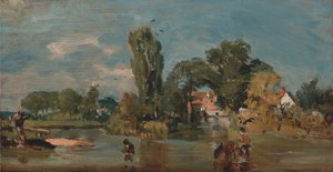 Flatford molen door John Constable