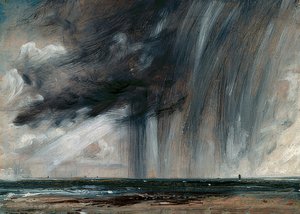 Onweer boven de zee. Rond 1824-26 door John Constable