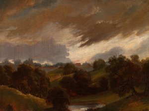 Hampstead, Stormachtige Lucht door John Constable