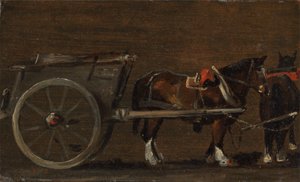 Paard en wagen, ca. 1814 door John Constable