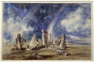 Prehistorische site van Stonehenge door John Constable