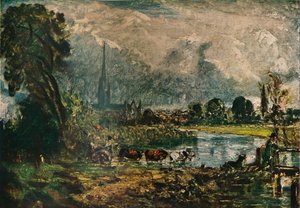 Salisbury Cathedral, ca. 1829. 1911