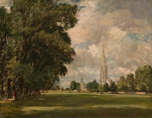 Kathedraal van Salisbury vanuit Lower Marsh Close