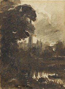 Kathedraal van Salisbury vanuit het noordwesten, ca. 1830-39