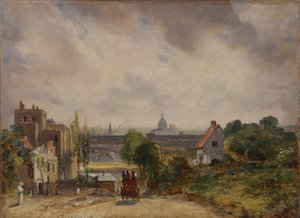 Cottage van Sir Richard Steele, Hampstead door John Constable