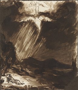 Studie van Jakobs droom, naar Aert de Gelder door John Constable