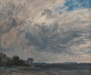 Studie van een bewolkte lucht