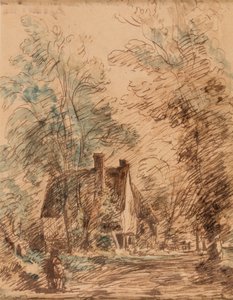 Water Lane, Stratford St. Mary door John Constable