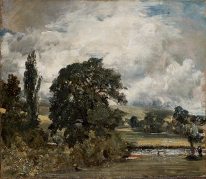 Waterweiden bij Salisbury door John Constable