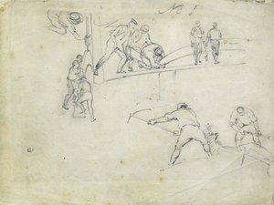 Bouw van de London en Birmingham Railway, c.1835