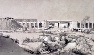 Hampstead Road Bridge, 5 oktober 1836 door John Cooke Bourne