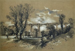 Blatchford-viaduct, ca. 1835-38 door John Cooke Bourne