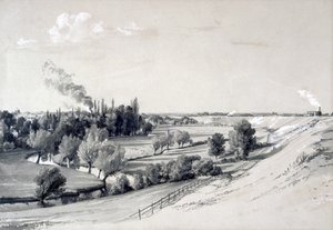 Watford Embankment, Hertfordshire, 29 oktober 1837 door John Cooke Bourne