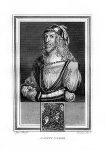 Albert Durer, Duitse Noordelijke Renaissance schilder en graveur, 1825 door John Corner