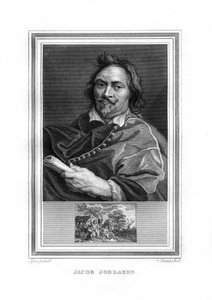 Jacob Jordaens, Vlaamse barokschilder, 1825 door John Corner
