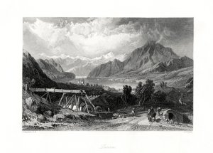 Luzern, Centraal Zwitserland, 19e eeuw