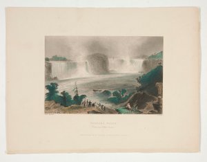Niagara Falls (Vanuit Clifton House), illustratie voor Nathaniel Parker Willis