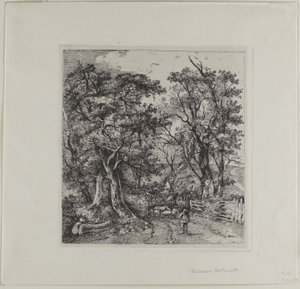 Wegscène, Heathersett door John Crome