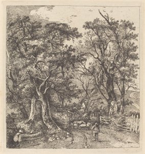 Wegscène, Hethersett door John Crome