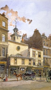 Kerk van St Ethelburga-the-Virgin binnen Bishopsgate, City of London door John Crowther