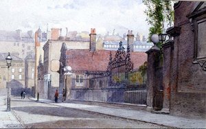 Emmanuel Hospital, Buckingham Gate, uitzicht vanaf de straat door John Crowther