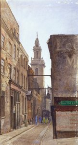 Garlick Hill, City of London, 1882