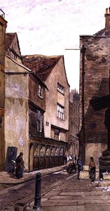 King Street: nabij Aldgate, maart 1884