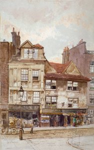 Uitzicht op nos 87-89 Drury Lane, Westminster, Londen, ca. 1880