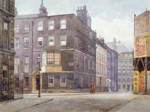 Uitzicht op de kruising van Howard Street en Norfolk Street, Londen door John Crowther