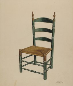 Ladderrugstoel, ca. 1939