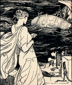 De koningin van de magische kluwen, c1900 door John Dickson Batten