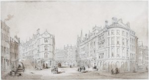 Akenside Hill, Newcastle upon Tyne door John Dobson