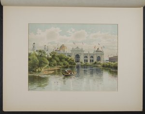 De Mijnhal vanaf de Westlagune door John Douglas Woodward