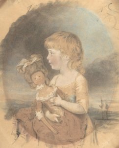 Kind met een Pop, 1780 door John Downman