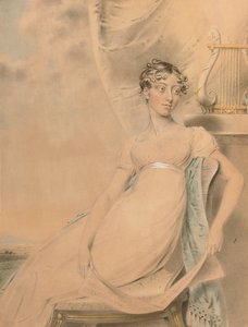 Portret van Anne Lucy Poulett, Lady Nugent door John Downman