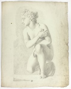 Standbeeld van hurkende Venus