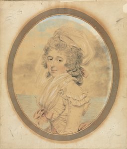Jonge Dame met een Roze Strik op Haar Lijfje, 1792