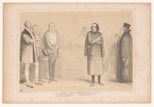 Spotprent met Disraeli als Shylock