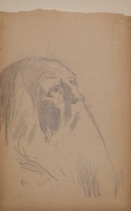 Zonder titel [Oude man] door John Duncan