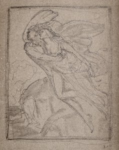 Zonder titel [Twee engelen] door John Duncan