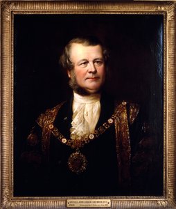 Sir Sills John Gibbons, burgemeester door John Edgar Williams