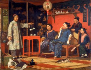 Chinese Dames Bekijken Europese Curiosa door John Evan Hodgson