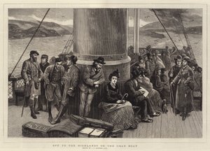 Op weg naar de Hooglanden op de Oban-boot door John Evan Hodgson