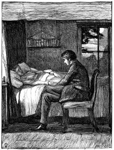 Illustratie voor het gedicht Laatste Woorden door Owen Meredith, 1860 door John Everett Millais