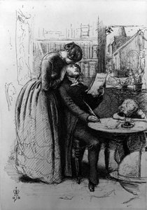 Getrouwd uit Liefde, 1853 door John Everett Millais