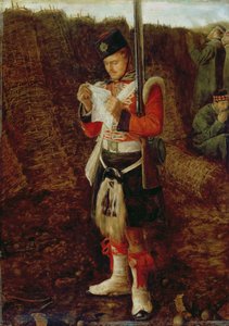 Nieuws van thuis door John Everett Millais
