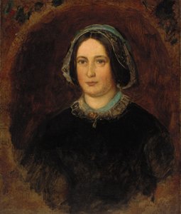 Portret van Mevrouw William Evamy, ca. 1843 door John Everett Millais