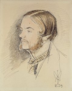 Portret van William Holman Hunt, 1854