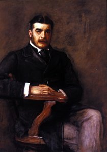 Sir Arthur Seymour Sullivan (1842 - 1900). Schilderij door J. E. Millais. National Portrait Gallery, Londen door John Everett Millais